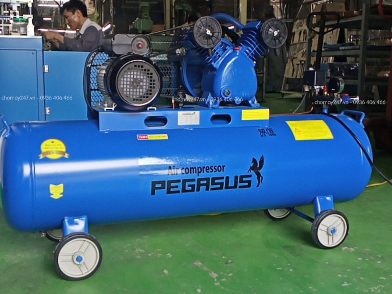máy nén khí 120L 2hp cho ngành sản xuất vừa và nhỏ