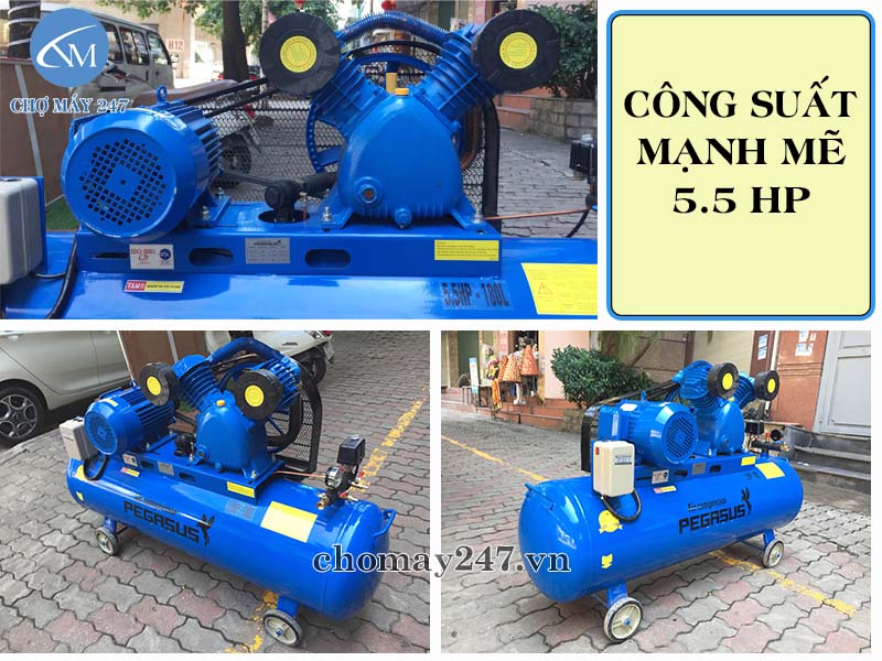 Máy nén khí 5HP Pegasus giá rẻ, phù hợp cho mọi khách hàng